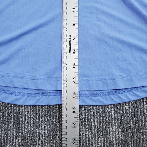 GG Blue Luxe Sport Women's Long Sleeve Blue Golf Tennis Qtr Zip Top Active - Picture 11 of 13